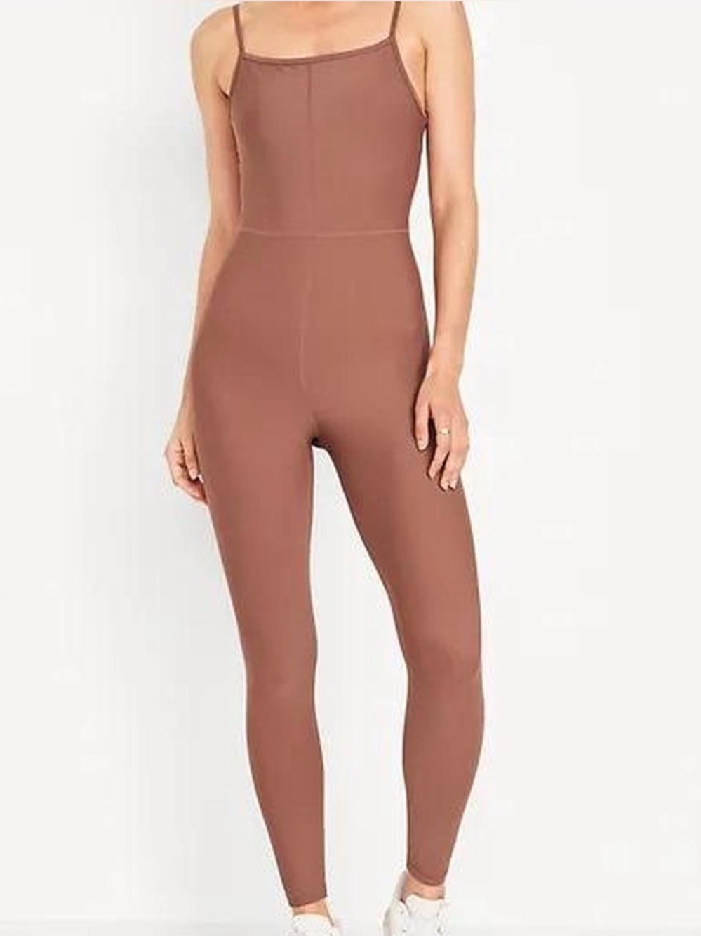 NWT Old Navy Active Powersoft 7/8 Go-Dry
Cami Bodysuit Jumpsuit Brown
